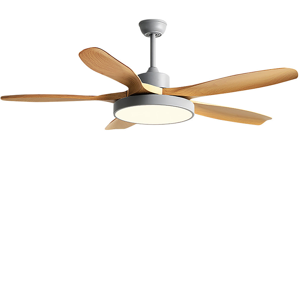 60 Inch Nordic Ceiling Fan with Remote, LED Light, Silent Inverter Technology