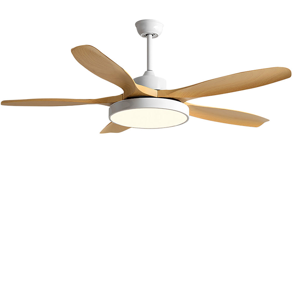 60 Inch Nordic Ceiling Fan with Remote, LED Light, Silent Inverter Technology