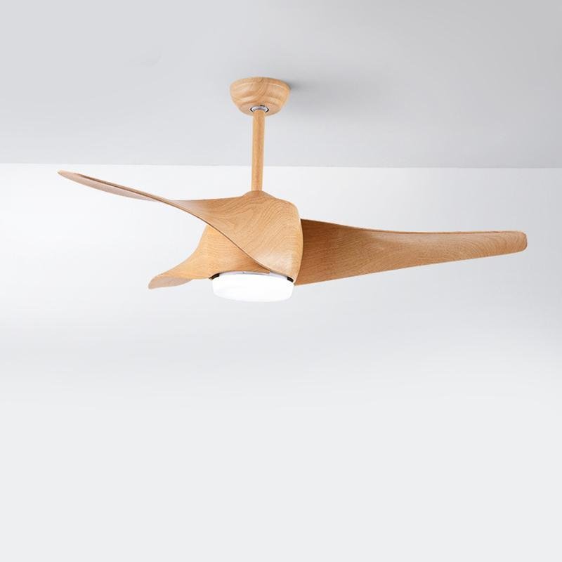 52" Downrod Ceiling Fan with Remote Control & LED Lights