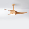 52" Downrod Ceiling Fan with Remote Control & LED Lights