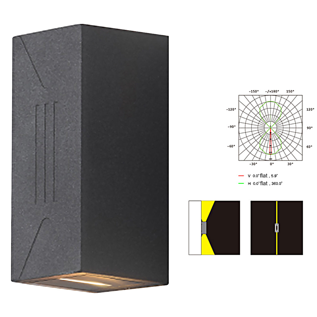 Waterproof LED Wall Lamp for Outdoor Villa Balcony & Garden Lighting