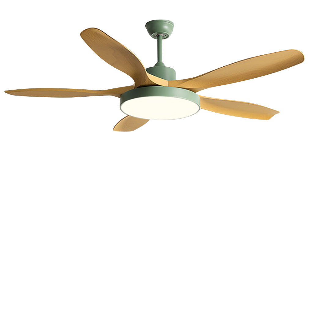 60 Inch Nordic Ceiling Fan with Remote, LED Light, Silent Inverter Technology
