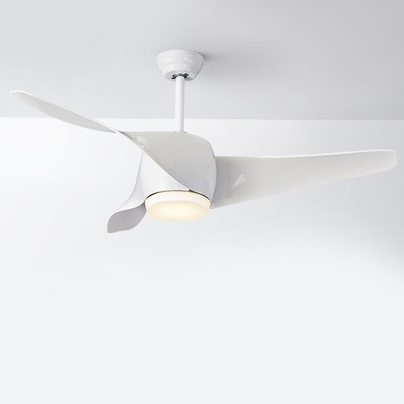 52" Downrod Ceiling Fan with Remote Control & LED Lights