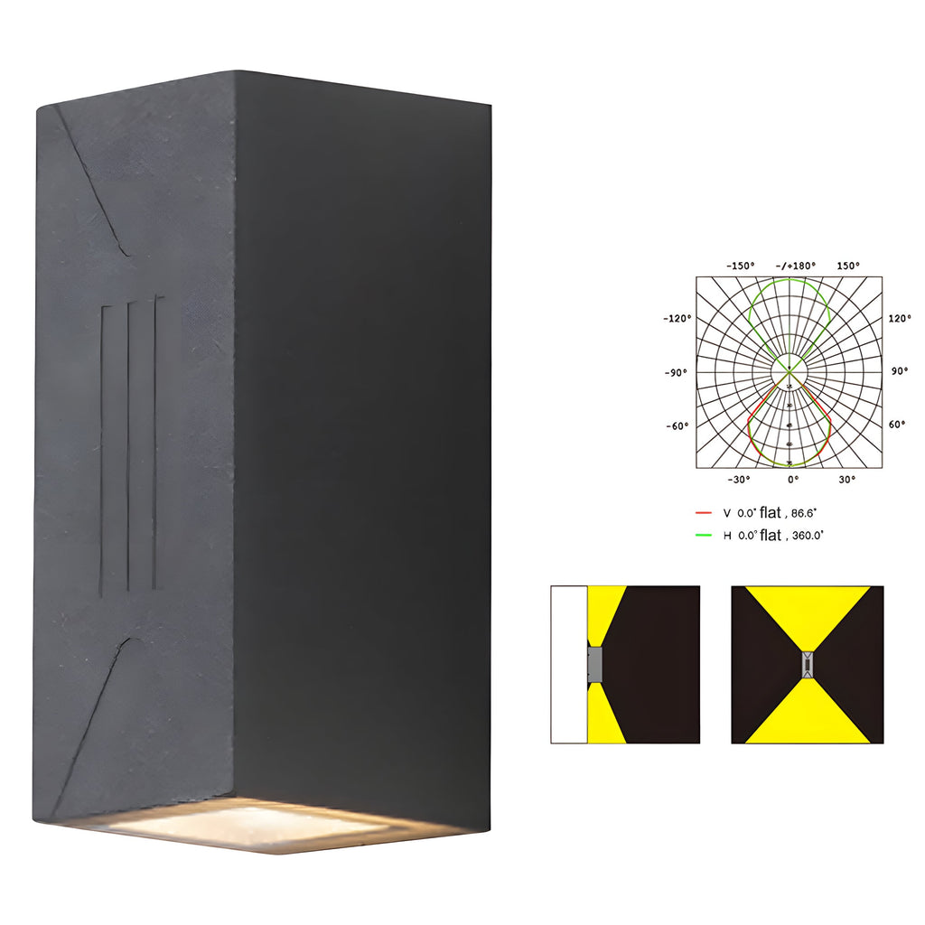 Waterproof LED Wall Lamp for Outdoor Villa Balcony & Garden Lighting