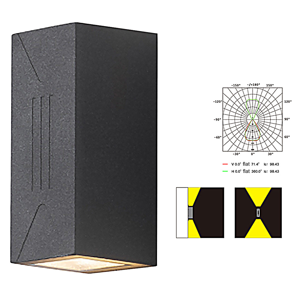 Waterproof LED Wall Lamp for Outdoor Villa Balcony & Garden Lighting