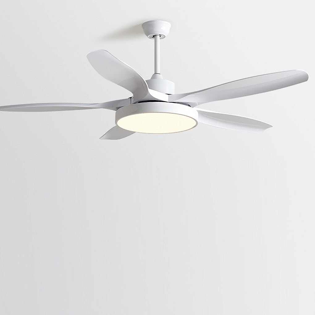60 Inch Nordic Ceiling Fan with Remote, LED Light, Silent Inverter Technology