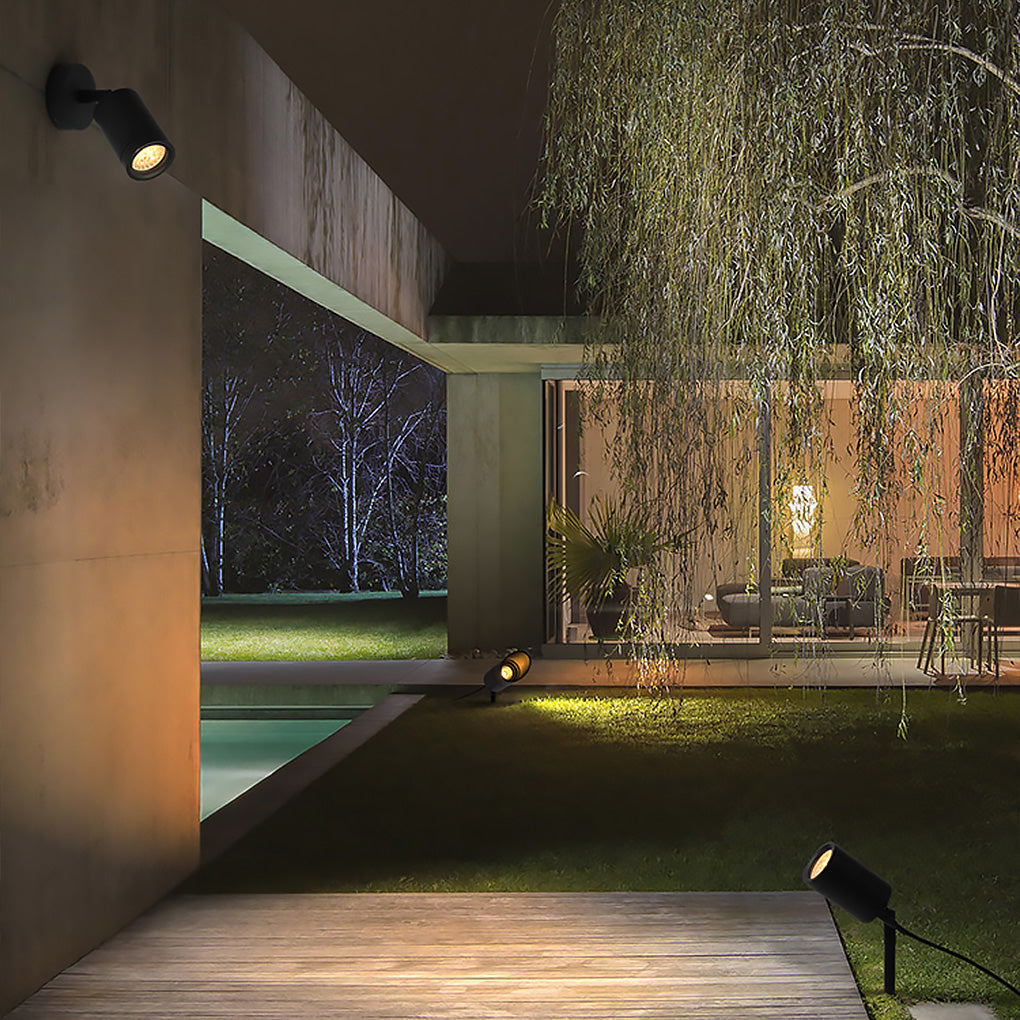 Rotatable Outdoor Waterproof LED Landscape Spotlight for Courtyard and Lawn Lighting
