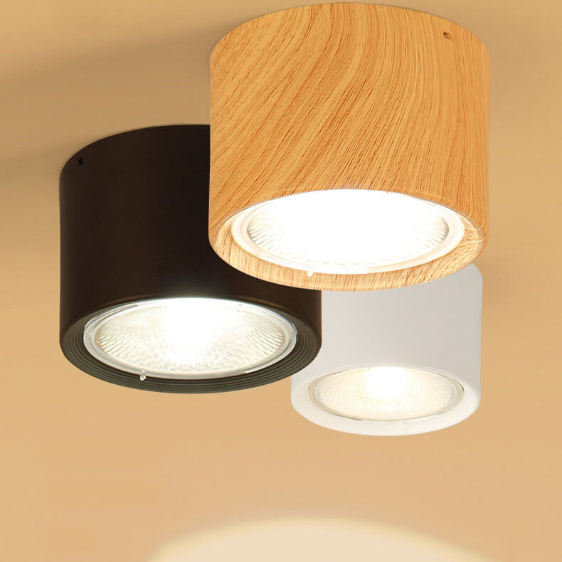 Nordic Cylinder LED Flush Mount Ceiling Light - Modern Lighting Fixture