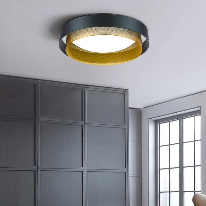 Nordic Minimalist Flush Mount Ceiling Lamp - Post-Modern Design, LED Lighting, Modern Home Decor, Scandinavian Style, Energy Efficient, Ceiling Fixture