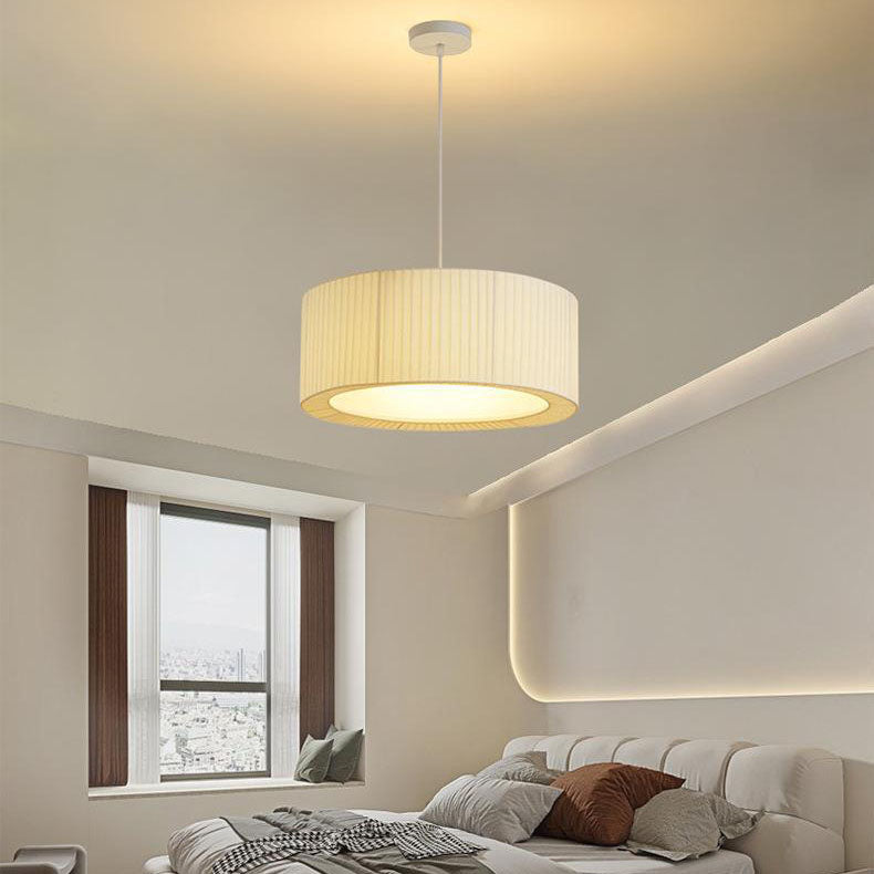 Contemporary Scandinavian Round Iron Acrylic 4/5 Light Pendant for Living Room