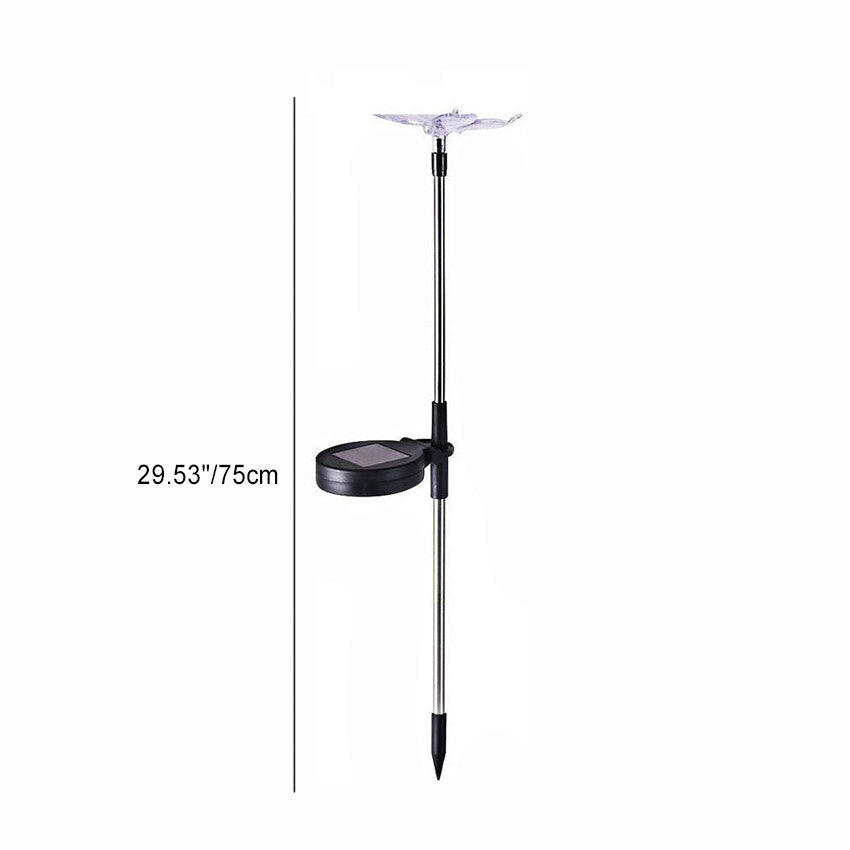Solar Hummingbird Butterfly Dragonfly Outdoor LED Path Light - Garden Courtyard Decorative Ground Insert Lighting