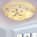 Contemporary Scandinavian Round Shell Flush Mount Ceiling Light - 2/3/4 Light for Living Room

Elevate your living space with this stylish Contemporary Scandinavian Round Shell Flush Mount Ceiling Light. Featuring a unique design with a blend of iron and