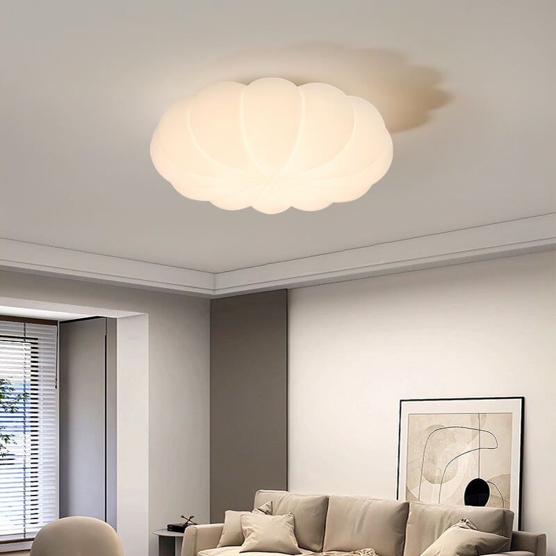 Contemporary Nordic PE Shade Kid's Flowers LED Flush Mount Ceiling Light for Bedroom, Colorful Children's Lighting, Modern Nursery Decor, Energy-Efficient LED Fixture, Playful Floral Design, Adjustable Brightness Ceiling Light, Stylish Kids Room Illuminat