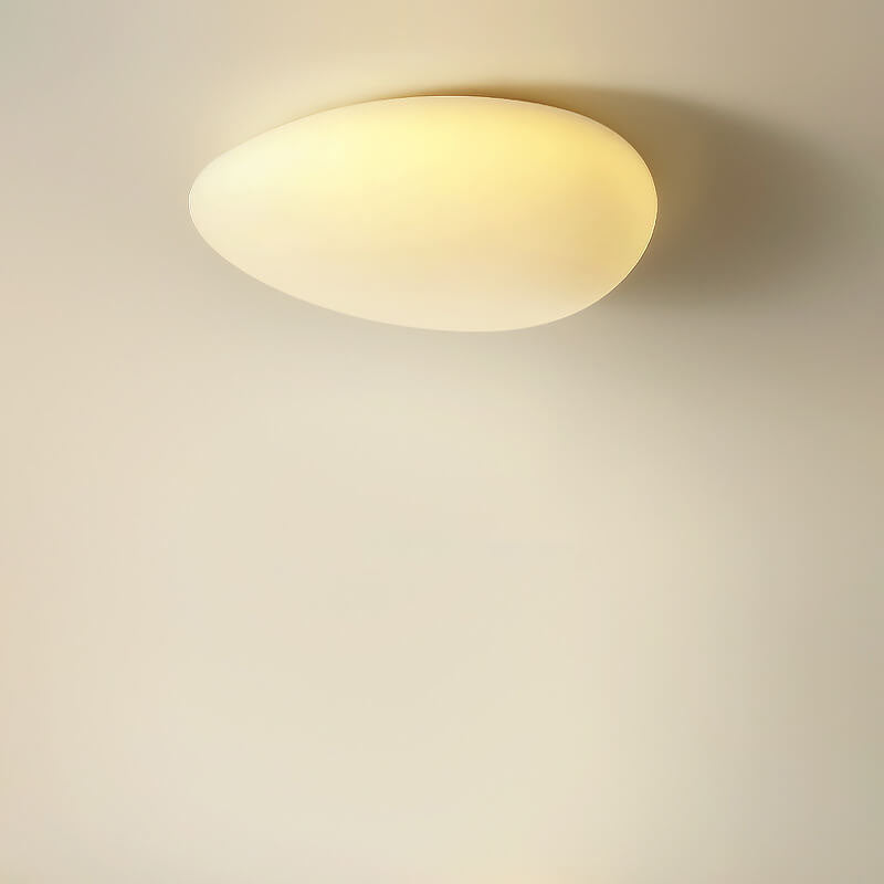 Nordic Minimalist Cobblestone LED Flush Mount Ceiling Light