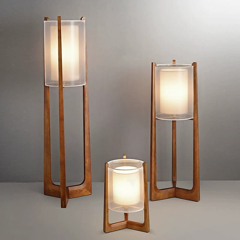 Traditional Japanese Solid Wood Brass Floor Lamp - 1-Light for Living Room & Bedroom

Elevate your space with this elegant traditional Japanese floor lamp, crafted from solid wood and accented with brass details. Perfect for living rooms and bedrooms, thi