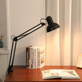 Modern Minimalist Retractable Long Arm Clip Lamp - ABS 1-Light Bedroom Table Light