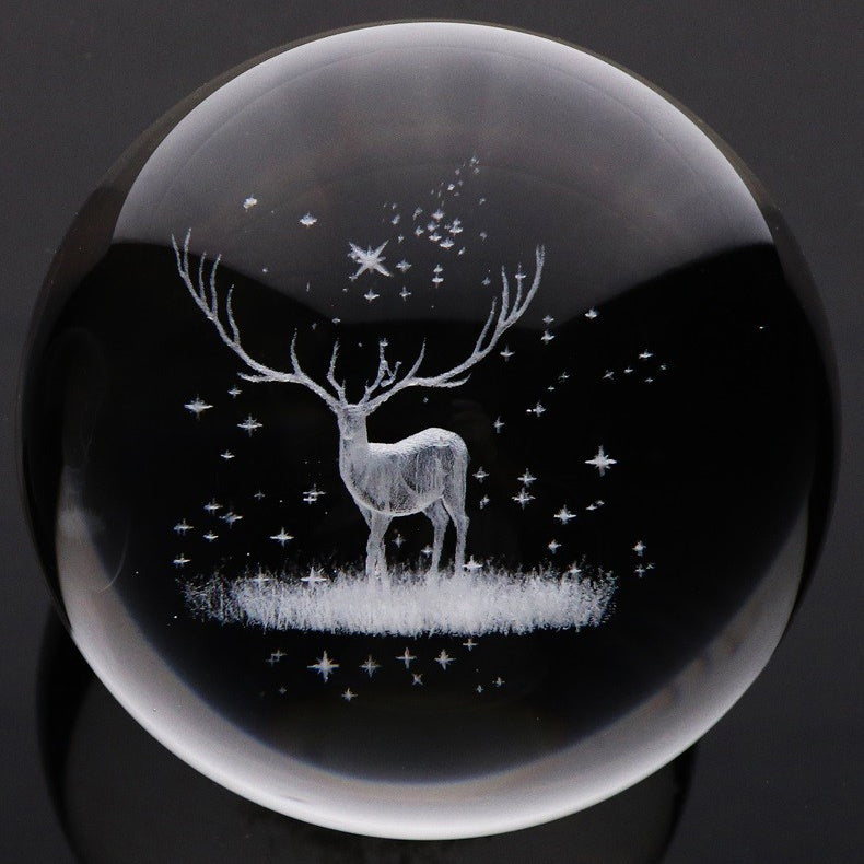 Modern Minimalist Aluminum Crystal LED Pendant Light for Bedroom