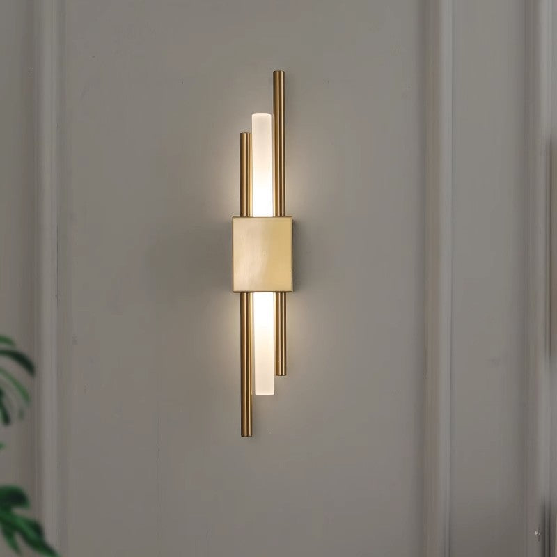 Modern Minimalist Iron Acrylic LED Wall Sconce for Bedside Lighting