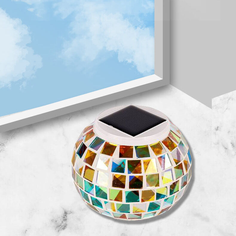 Tiffany Solar Waterproof LED Mosaic Lawn Light - Outdoor Decorative Lighting