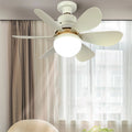 Contemporary Flower LED Ceiling Fan Light - PC ABS Nylon Acrylic for Living Room