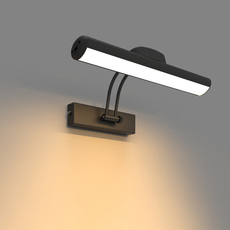Minimalist Adjustable LED Wall Sconce Bar Light – Multi-Angle Dimmable Vanity Lamp