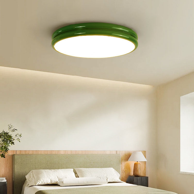 Modern Eye Care Children's Wrought Iron Round LED Flush Mount Lighting, Kids Bedroom Ceiling Light Fixture, Nursery Lighting, Playroom Illumination, Adjustable Brightness, Energy Efficient Childrens Light, Decorative Light for Kids Room, Stylish Flush Mou