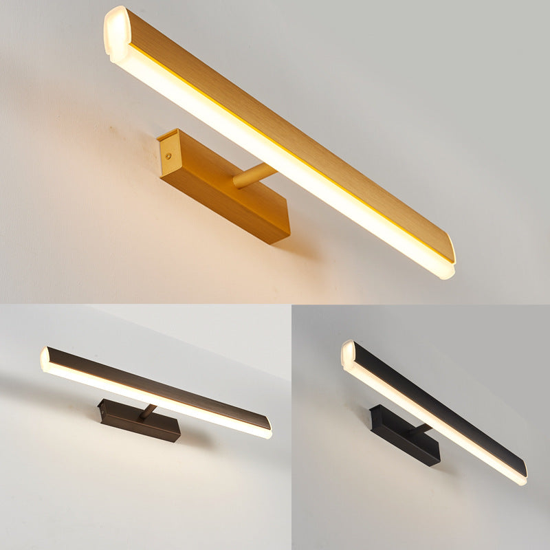 Modern Minimalist Aluminum LED Vanity Light for Bathroom Mirror Wall Sconce