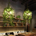 Industrial Vintage Chandelier with Greenery & Cherry Blossoms | 3-Light Iron & Hemp Rope Fixture

Transform your space with this stunning industrial vintage chandelier featuring lush greenery and delicate cherry blossoms. This 3-light fixture combines stu