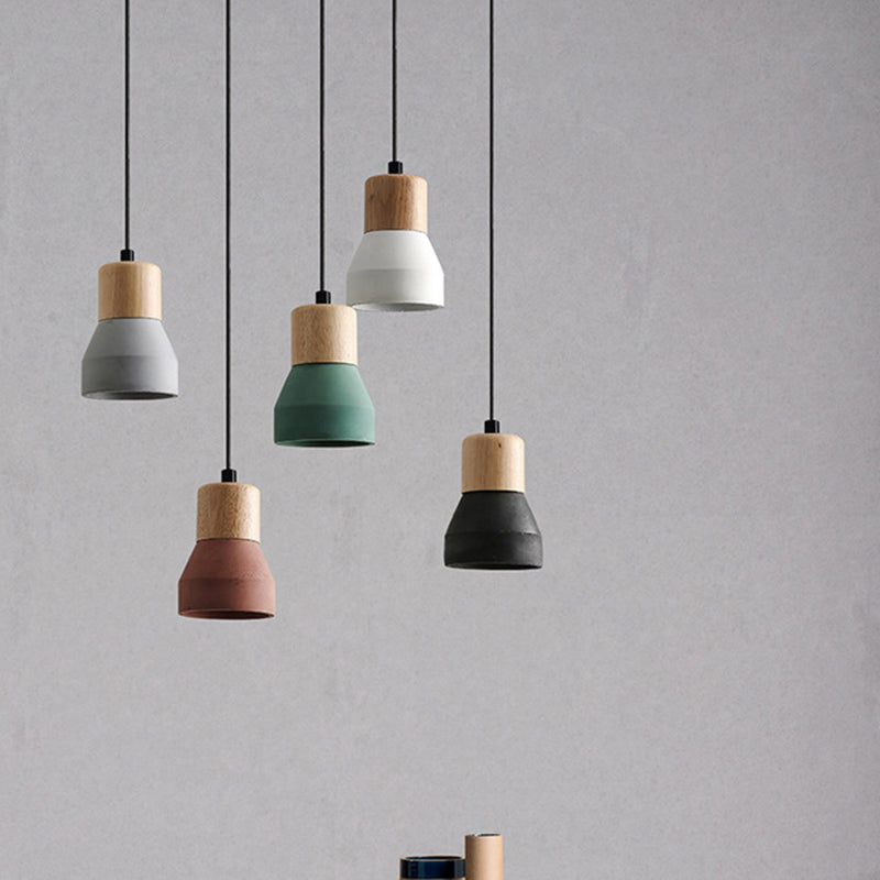Nordic Tapered 1-Light Mini LED Pendant Light