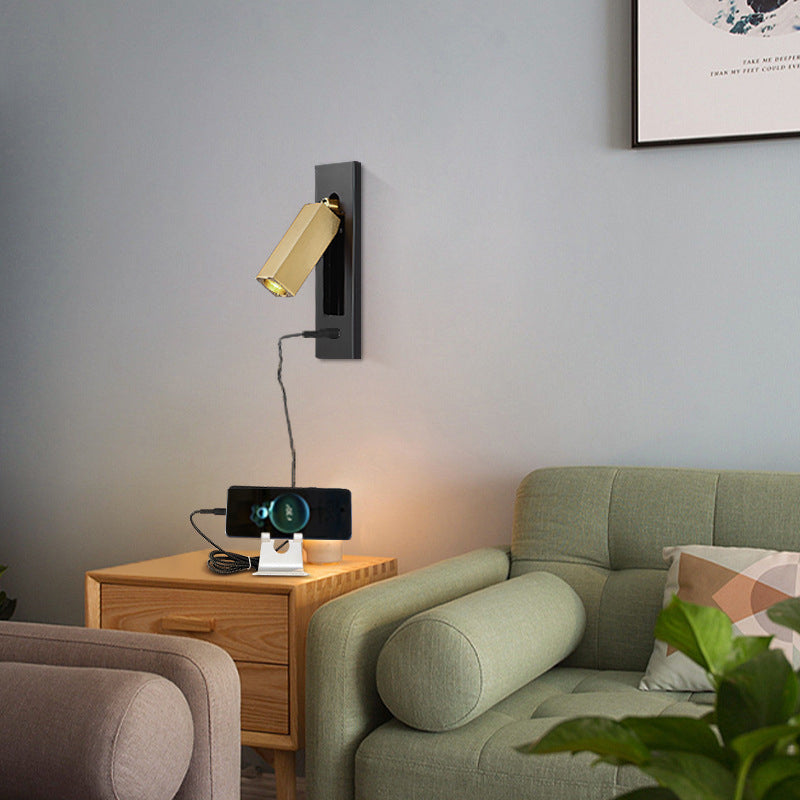 Modern Minimalist Rectangular LED Wall Sconce - Aluminum Design, Energy Efficient Lighting, Stylish Home Decor