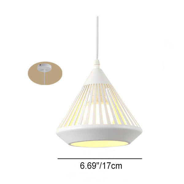 Modern Minimalist Iron Hollow Diamond 1/3-Light Island Chandelier