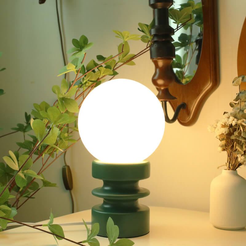 Vintage Orange Solid Glass 1-Light Table Lamp, Mid-Century Modern Lighting, Retro Home Decor, Warm Ambient Light for Living Room, Unique Desk Lamp, Artisanal Glass Table Lamp, Stylish Nightstand Light, Vintage-Inspired Lighting, Handcrafted Glass Lampshad