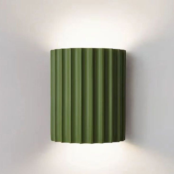 Contemporary Scandinavian Resin Half Column 2-Light Wall Sconce for Hallway

Enhance your hallway with this stylish contemporary wall sconce. Featuring a unique half column design, this 2-light fixture combines Scandinavian aesthetics with a modern resin