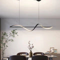 Modern Minimalist Aluminum Silicone LED Island Chandelier for Dining Room