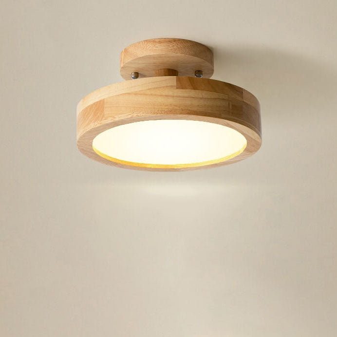 Nordic Round LED Semi-Flush Mount Ceiling Light - Modern Design, Energy-Efficient, Stylish Illumination