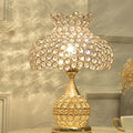 Nordic Luxury Crystal Cone Geometry 1-Light Table Lamp - Modern LED Nightstand Lamp, Elegant Home Decor, Contemporary Lighting, Stylish Bedside Accent, Unique Crystal Design for Living Room, Bedroom, Office, and Dining Area