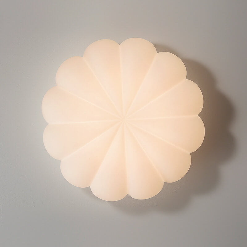Contemporary Nordic Floral LED Flush Mount Ceiling Light for Kids' Bedroom