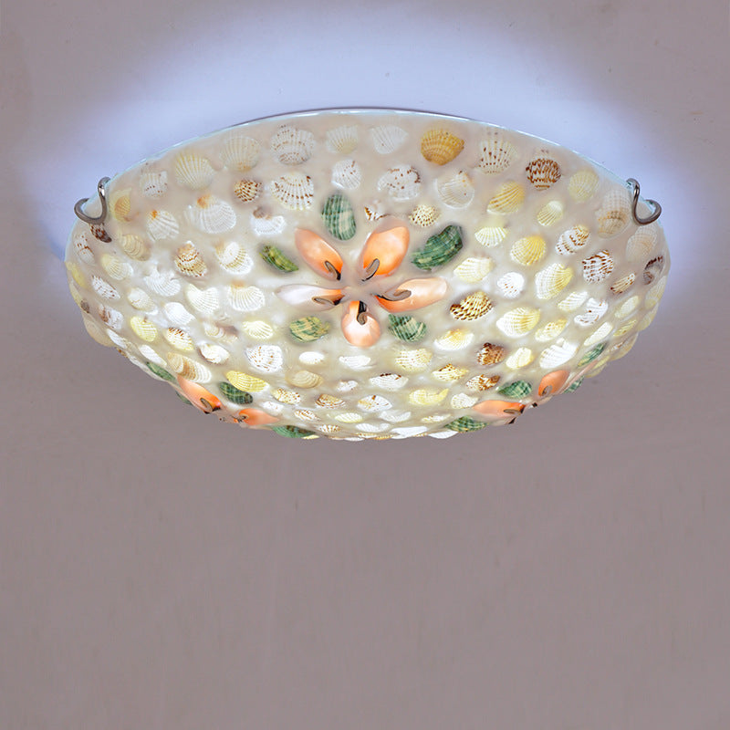 Contemporary Scandinavian Round Shell Flush Mount Ceiling Light - 2/3/4 Light for Living Room

Elevate your living space with this stylish Contemporary Scandinavian Round Shell Flush Mount Ceiling Light. Featuring a unique design with a blend of iron and