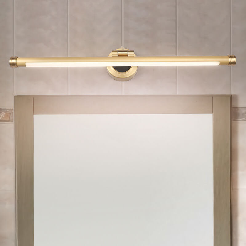 Modern Luxury Full Copper Acrylic LED Vanity Light Sconce Lamp