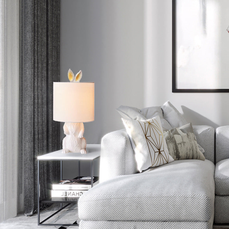 Modern Minimalist Rabbit Table Lamp - Stylish LED Accent Light for Home Decor