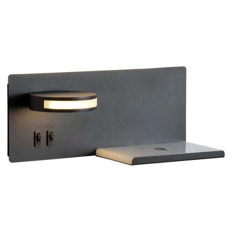 Modern USB Smart LED Wall Sconce Lamp, Flat Design, Reading Light, Energy-Efficient, Minimalist Style, Adjustable Brightness, USB Charging, Home Decor, Indoor Lighting, Contemporary Wall Fixture