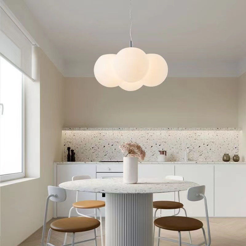 Modern Minimalist Flower Bubble LED Ceiling Light for Kids, Flush Mount Design, Colorful Nursery Lighting, Children's Room Decor, Energy-Efficient Illumination, Playful Floral Pendant Light, Cute Bedroom Fixtures, Stylish Ambient Lighting for Toddlers