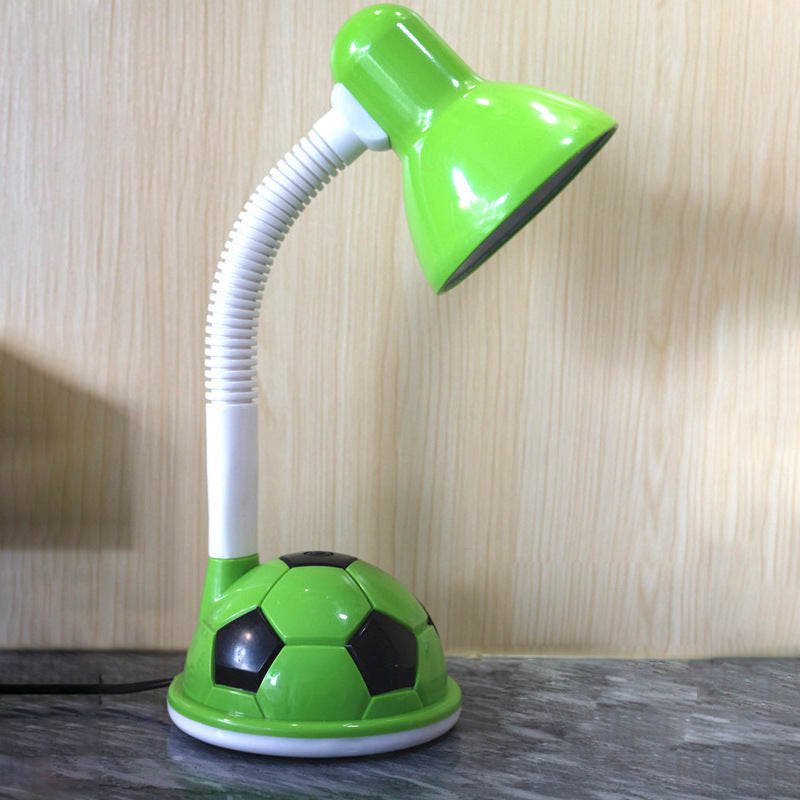 Modern Soccer Student Eye Protection LED Table Lamp - Adjustable Brightness, Stylish Design, Football Theme, Perfect for Study, Nightstand, Kids Room Lighting, Energy-Efficient, USB Rechargeable, Desk Light for Students, Unique Gift for Soccer Fans