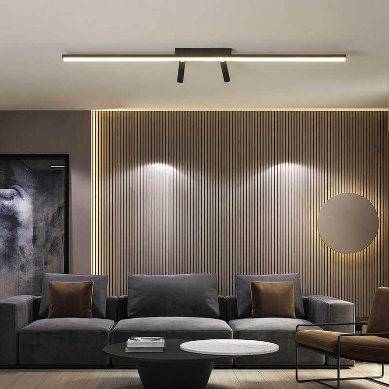Nordic Minimalist Acrylic LED Track Spotlight Flush Mount Ceiling Light