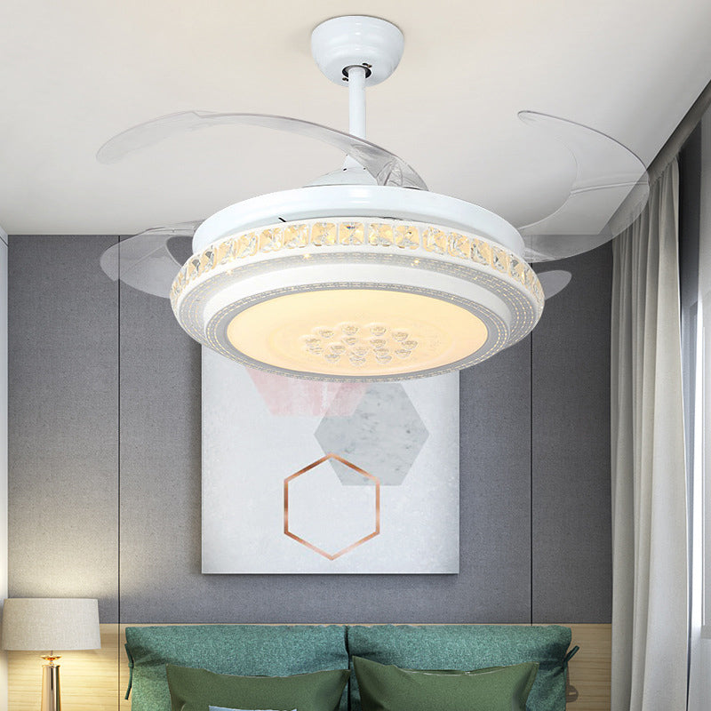 Modern Minimalist Star Piano Design LED Ceiling Fan Light