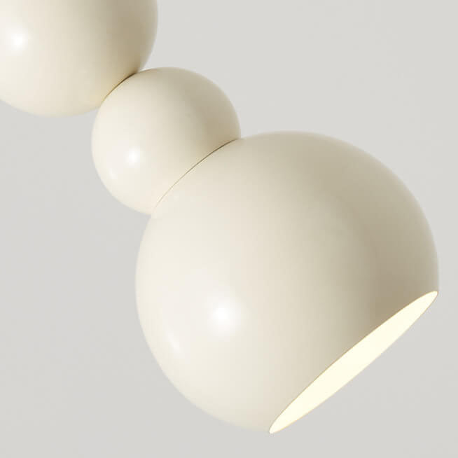 Creative Cream Iron Gourd Skewers Chandelier - 4/8 Light Modern Lighting Fixture