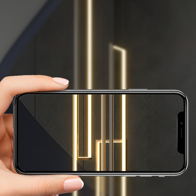 Modern Minimalist LED Chandelier - Iron, Aluminum & Silica Ceiling Plate for Stairway