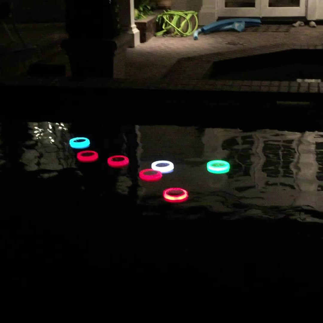 Solar Waterproof Floating LED Pool Light - Decorative Outdoor Lighting for Pools and Gardens