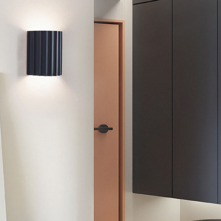 Contemporary Nordic Resin 2-Light Wall Sconce for Bedroom Lighting