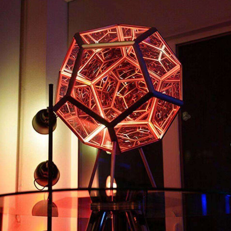 Infinity Dodecahedron LED Night Light Art Lamp for Home Décor